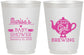 Personalized Baby Shower 16 oz Frosted Cups - Baby Girl Is Brewing | 90034