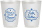 Personalized Baby Shower 16 oz Frosted Cups - Cute Little Button | 90035
