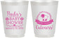Personalized Baby Shower 16 oz Frosted Cups - Lamb Cuteness | 90038