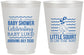 Personalized Baby Shower 16 oz Frosted Cups - Little Squirt On The Way | 90043