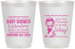 Personalized Baby Shower 16 oz Frosted Cups - Mermaid On Her Way | 90046