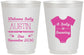 Personalized Baby Shower 16 oz Frosted Cups - Baby Is Brewing | 90050