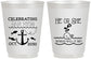 Personalized Baby Shower 16 oz Frosted Cups - Gender Reveal Whale | 90053