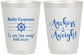 Personalized Baby Shower 16 oz Frosted Cups - Nautical Anchors Aweigh | 90054