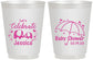 Personalized Baby Shower 16 oz Frosted Cups - Elephant Lets Celebrate | 90058