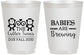 Personalized Baby Shower 16 oz Frosted Cups - Twins Baby Monkeys | 90068
