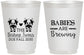 Personalized Baby Shower 16 oz Frosted Cups - Twins Baby Cows | 90072