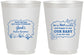 Personalized Baby Shower 16 oz Frosted Cups - Fish | 90075