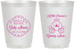 Personalized Baby Shower 16 oz Frosted Cups - Princess Coming Soon | 90085