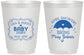 Personalized Baby Shower 16 oz Frosted Cups - April Showers May Babies | 90096
