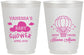 Personalized Baby Shower 16 oz Frosted Cups - Hot Air Balloon | 90097