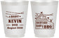 Personalized Baby Shower 16 oz Frosted Cups - Baby And Bbq | 90101