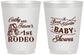 Personalized Baby Shower 16 oz Frosted Cups - Rodeo Boot Scootin | 90103