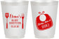 Personalized Baby Shower 16 oz Frosted Cups - Beers Bbq Babies | 90114