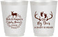 Personalized Baby Shower 16 oz Frosted Cups - Oh My Deer | 90123