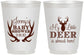 Personalized Baby Shower 16 oz Frosted Cups - My Little Deer | 90124