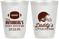 Personalized Baby Shower 16 oz Frosted Cups - Football Little Kicker | 90139
