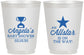 Personalized Baby Shower 16 oz Frosted Cups - Allstar On The Way | 90140