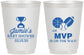 Personalized Baby Shower 16 oz Frosted Cups - Sports Mvp | 90141
