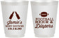 Personalized Baby Shower 16 oz Frosted Cups - Football Beer Diapers | 90148