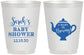 Personalized Baby Shower 16 oz Frosted Cups - Baby Is Brewing | 90172