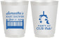 Personalized Baby Shower 16 oz Frosted Cups - Party At Our Crib | 90187