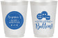 Personalized Baby Shower 16 oz Frosted Cups - Cute Little Button | 90189