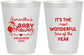 Personalized Baby Shower 16 oz Frosted Cups - Christmas | 90191