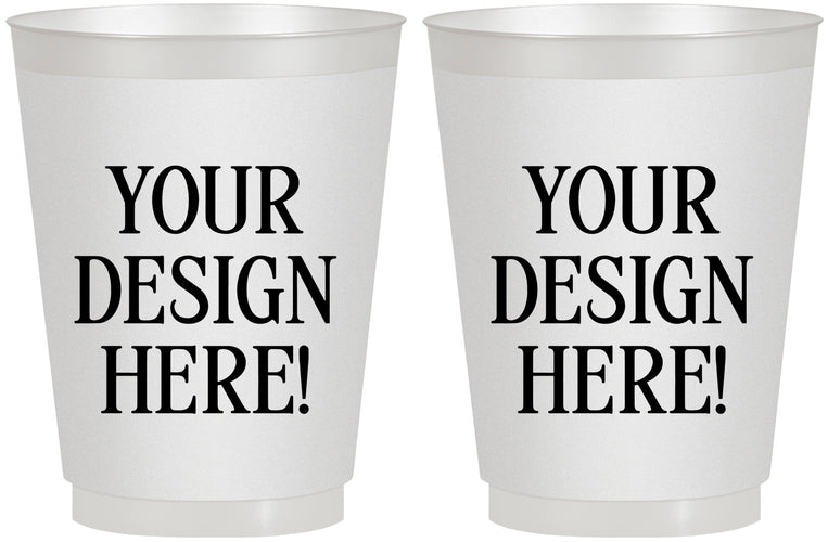 16 oz Frosted Cups - Design Your Own