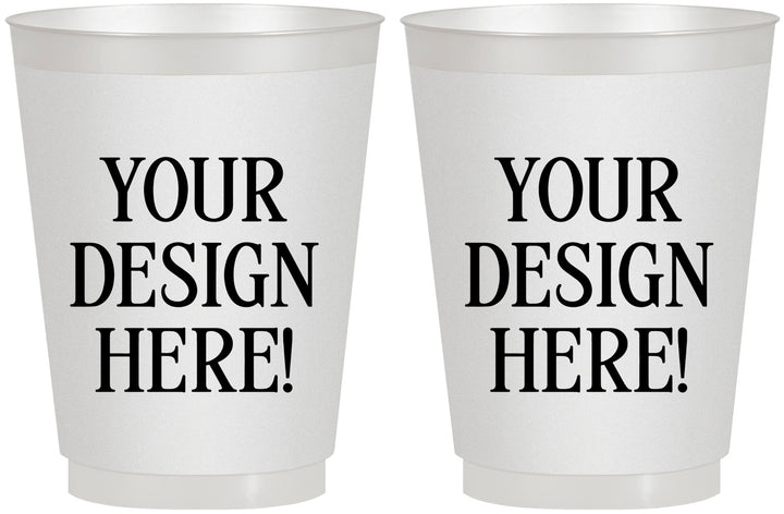 16 oz Frosted Cups - Design Your Own
