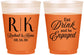 Custom Engagement 16 oz Color Changing Frosted Cups - Eat Drink Be Engaged | 10000