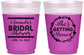 Custom Bridal Shower 16 oz Color Changing Frosted Cups - She's Getting Married | 100003