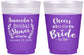 Custom Bridal Shower 16 oz Color Changing Frosted Cups - Cheers To The Bride | 100014