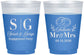 Custom Engagement 16 oz Color Changing Frosted Cups - Future Mr And Mrs | 10002