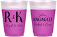 Custom Engagement 16 oz Color Changing Frosted Cups - We Are Engaged | 10011