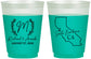 Custom Wedding 16 oz Color Changing Frosted Cups - California | 104