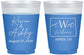 Custom Wedding 16 oz Color Changing Frosted Cups - Colorado | 105