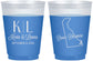 Custom Wedding 16 oz Color Changing Frosted Cups - Delaware | 107