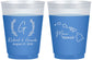 Custom Wedding 16 oz Color Changing Frosted Cups - Hawaii | 110