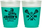 Custom Bar Mitzvah 16 oz Color Changing Frosted Cups - 13th Birthday Lacrosse | 110012