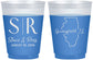 Custom Wedding 16 oz Color Changing Frosted Cups - Illinois | 112