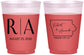 Custom Wedding 16 oz Color Changing Frosted Cups - Iowa | 114