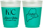 Custom Wedding 16 oz Color Changing Frosted Cups - Maine | 118
