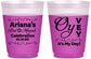 Custom Bat Mitzvah 16 oz Color Changing Frosted Cups - 12th Birthday Oy Vey | 120008