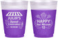 Custom Bat Mitzvah 16 oz Color Changing Frosted Cups - 12th Birthday Cupcake | 120010