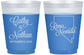 Custom Wedding 16 oz Color Changing Frosted Cups - Nevada | 127