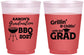 Custom Graduation 16 oz Color Changing Frosted Cups - Class Of 2027 Bbq | 130007