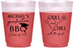 Custom Graduation 16 oz Color Changing Frosted Cups - Class Of 2027 Bbq | 130009