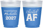 Custom Graduation 16 oz Color Changing Frosted Cups - Class Of 2027 Educated Af | 130018