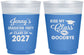 Custom Graduation 16 oz Color Changing Frosted Cups - Class Of 2027 Kiss Class Goodbye | 130028